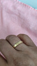 老鳳祥碎冰冰足銀情侶戒指男女款對戒結(jié)婚紀念日表白禮物送男女友生日足銀碎冰冰情侶戒指 曬單實拍圖