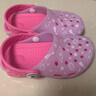 泰蘭尼斯兒童洞洞鞋柔軟舒適涉水速干不臭腳兩穿男女童沙灘海邊 紫/粉 24 鞋內長(cháng)14.5適合腳長(cháng)14.0 曬單實(shí)拍圖