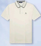 夢(mèng)特嬌（MONTAGUT）夏季男士polo衫短袖翻領(lǐng)時(shí)尚休閑棉質(zhì)T恤涼感透氣 輕柔白 2XL/54  曬單實(shí)拍圖