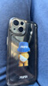 世詠（SHIYONG）適用蘋(píng)果15手機(jī)殼 iphone15保護(hù)套鏡頭全包透明超薄創(chuàng)意卡通個(gè)性網(wǎng)紅防摔軟殼男女款 透黑色 曬單實(shí)拍圖