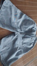 啄木鳥(niǎo)牛仔短褲男夏季薄款休閑百搭中褲男美式高街寬松直筒五分外穿褲子 藍色 XL 曬單實(shí)拍圖