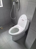 恒潔（HEGII）馬桶 家用虹吸式大沖力坐便器 速?zèng)_節(jié)水防臭 靜音降緩蓋板 包安裝 【三坑距】一級(jí)水效HC0513PT 350坑距（適用345-390mm） 曬單實(shí)拍圖