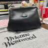 薇薇安·威斯特伍德（Vivienne Westwood）西太后女士鏈條單肩手提包52020003 L001L N403 黑色 TU七夕 曬單實(shí)拍圖