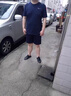 羅蒙（ROMON）夏季大碼運動(dòng)套裝男加肥加大胖子短袖T恤兩件套寬松肥佬休閑套裝 深藍色 7XL (建議220-240斤) 曬單實(shí)拍圖