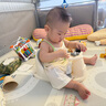 COOKSS嬰兒洗澡座椅神器寶寶坐椅架浴盆支架坐凳新生兒托架可坐躺托溫顯 曬單實(shí)拍圖