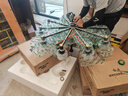 雷士（NVC）美式輕奢客廳吊燈燈臂發(fā)光15頭護眼全光譜智能WHXD180Z/F-03 曬單實拍圖