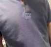 羅蒙（ROMON）高端100%純棉t恤男士2025夏季Polo衫短袖翻領寬松爸爸裝全棉體恤 深灰 3XL 【體重168-185斤】 曬單實拍圖