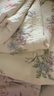 嫚熙（EMXEE）春秋季彈力絲麻棉月子服孕婦哺乳睡衣產(chǎn)婦產(chǎn)后家居服 綺幻花信兩件套-胸墊款 無(wú)哺乳口 XL 曬單實(shí)拍圖