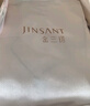 金三塔真絲睡衣女100%桑蠶絲舒適短袖衣褲兩件套絲綢睡衣七夕情人節(jié)禮物 淺薄霧藍(lán) L 曬單實(shí)拍圖
