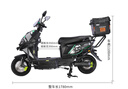 款新款雷暴外賣(mài)電動(dòng)車(chē)72V換電鋰電黑騎士同款電瓶車(chē)高速電瓶車(chē)長(cháng)跑王爬 頂配版72V30A鋰電池+可提出充電 曬單實(shí)拍圖