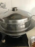 襄灶旺家用不銹鋼蒸籠加大蒸格大號蒸包子多層蒸鍋超大商用蒸籠大鍋專(zhuān)用 【加深款1蓋】 3層 47cm 曬單實(shí)拍圖