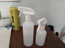 蓒鷸酒精噴霧瓶消毒液噴壺帶刻度家居家政清潔洗車擦玻璃澆花細霧空瓶 純白色噴霧器1個 300ml+500ml各1個 曬單實拍圖