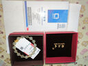 周大生 CHOW TAI SENG黃金手鏈足金蓮花轉(zhuǎn)運(yùn)珠和田玉金手串送媽媽女友情人節(jié)生日禮物 蓮花和田玉手鏈 足金約0.7g~0.8g+禮盒 曬單實(shí)拍圖