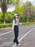 李寧直筒運動(dòng)褲女子2025秋潮流時(shí)尚簡(jiǎn)約百搭生活休閑衛褲AKLVC16 曬單實(shí)拍圖