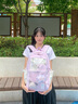 麓格立雙肩包書(shū)包女韓版初中女生可愛(ài)少女痛包高中學(xué)生大容量高顏值背包 學(xué)生書(shū)包【紫色帶掛件】 曬單實(shí)拍圖