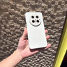 艾邦達(dá)適用于華為mate70pro手機殼mate70全包防摔mate60pro液態(tài)硅膠mate60鏡頭全包輕奢高檔高級感男女款 【古董白】甄選液態(tài)-鏡頭全包裹 mate70pro+ 曬單實拍圖