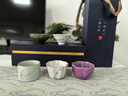 輕松舍五大名窯主人杯茶杯套裝茶具配件高端禮盒伴手禮中秋節送長(cháng)輩 曬單實(shí)拍圖