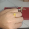 周六福足金黃金女指牡丹花女AA017509活口13號約2.71g生日禮物計價 曬單實拍圖