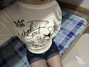 妙奕嘉白色長(zhǎng)袖防曬罩衫t恤女夏季衣服2025新款寬松大碼顯瘦上衣高級(jí)感 美式字母涂鴉印花罩衫 均碼 【建議130斤以?xún)?nèi)】 曬單實(shí)拍圖