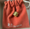 周生生黃金轉(zhuǎn)運珠王安宇同款 酷黑足金串珠XL龍鱗不含手鏈繩94750C定價 曬單實拍圖