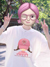 FOX.G純棉短袖t恤女新款2025白色打底衫夏季女裝衣服半袖純欲正肩上衣 可愛女孩100%純棉白色t恤 L 【建議120-135斤】 曬單實拍圖