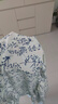 沛阮棉綢睡裙女夏季超長(cháng)裙薄款寬松到腳踝連衣裙孕婦綿綢睡衣裙家居服 花草白 均碼 高個(gè)子(裙長(cháng)135) 曬單實(shí)拍圖
