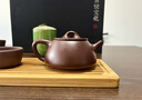 古悅堂宜興紫砂純手工泡茶專(zhuān)用茶壺新款紫砂壺正品功夫茶具單壺平蓋石瓢 紫泥款 180ml 曬單實(shí)拍圖