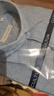 CULTUM100%水洗亞麻意式一片領長袖襯衫男夏季商務休閑百搭純色透氣襯衣 藍色 L /40 曬單實拍圖