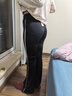 笛莎（DEESHA）笛莎童裝女童運動(dòng)休閑長(cháng)褲2024夏季女童側邊撞色微喇褲 曬單實(shí)拍圖