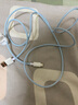 能適Type-C數(shù)據(jù)線100W快充6A充電線適用華為nova系列小米vivo榮耀oppo手機(jī)typec加長編織1.5米藍(lán) 曬單實(shí)拍圖