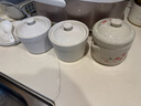 貝瑟斯 陶瓷碗燉盅 湯碗隔水燉盅內(nèi)膽蒸蛋粥燕窩盅罐餐具帶蓋勺碟420ml 曬單實拍圖