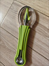戰舵拼盤(pán)工具 三合一多功能水果勺挖球器冰淇淋雪糕取瓤分割器挖球勺 水果挖球器三合一套裝 綠色款 曬單實(shí)拍圖