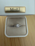 MoLi18k金公主方包人工培育鉆石求婚戒指1克拉鉑金鉆戒生日禮物送女友 PT950鉑金培育鉆DVVS上海IGI證書(shū) 1.5克拉 曬單實(shí)拍圖
