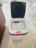 海奧潔智能垃圾桶帶蓋家用廁所客廳衛(wèi)生間自動(dòng)電動(dòng)紙簍客廳電動(dòng)垃圾桶 13L電池款-黑白感應(yīng)開啟不帶電池 曬單實(shí)拍圖