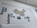 雷光毛氈地圖旅行足記打卡照片墻創(chuàng)意背景玄關(guān)客廳墻面裝飾自粘展示板 【特厚】深駝地圖+淺駝色底板 120x180CM 曬單實(shí)拍圖