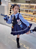 G.DUCKKIDS小黃鴨公主裙女童連衣裙子秋裝瘋狂動物城服裝兒童朱迪尼克洛麗塔 朱迪連衣裙+領(lǐng)帶 110 建議4~5歲【100-110cm】cm 曬單實拍圖