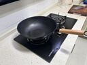 韓派爆炒平底鍋 無(wú)涂層精鐵鍋 炒菜鍋電磁爐燃氣灶鍋 【免開(kāi)鍋】 32cm 黑色 34cm 炒鍋 曬單實(shí)拍圖