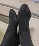 棉十三黑色襪子女士中筒襪春秋季【新疆棉10A抗菌防臭】女襪純色長襪5雙 曬單實(shí)拍圖