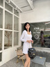 CharisKitty小c&k旗艦店雙肩包女式2025新款小香風(fēng)菱格背包外出旅行書包 Black黑色 曬單實拍圖