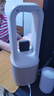 KIMPILIVE【全屋循環(huán)冷風(fēng)】空調(diào)扇風(fēng)扇無(wú)葉桌面電風(fēng)扇小型制冷家用靜音臥室臺(tái)式宿舍辦公室直流變頻循環(huán)扇 【冰白】9檔靜音冷風(fēng) 曬單實(shí)拍圖