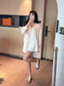 百麗踏涼拖鞋女夏外穿2025新款外出厚底休閑沙灘涼鞋懶人時(shí)尚孕婦一字拖 白色 37 曬單實(shí)拍圖
