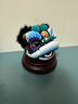 吉兔坊醒獅泥塑吉祥物桌上藝術(shù)擺件家居室內(nèi)辦公室車載喬遷開(kāi)業(yè)送禮物女 五色醒獅-黑獅（經(jīng)典款） 曬單實(shí)拍圖