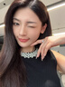 DRAGBOLL鉆戒一克拉人工培育鉆石戒指戒真鉆送女友生日七夕情人節(jié)禮物 D色 VS1-30分 白18K金鉆戒（指圈號詢客服） 曬單實拍圖
