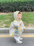 麥?zhǔn)嫣厝毡緝和暌聦W(xué)生上學(xué)專用2025新款寶寶雨披幼兒園防雨服女孩男孩 小萌龍【加厚16絲+按扣+高清雙帽檐】 S 1件 曬單實拍圖