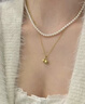 六桂福珠寶 LIU GUI FU JEWELRY鈴蘭花黃金吊墜女1克新款足金純金項鏈七夕情人節禮物送女友老婆 吊墜金重約0.48g（送s925銀鏈） 曬單實(shí)拍圖