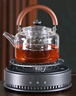 德茗堂貓眼4代plus家用電陶爐煮茶器養(yǎng)生煮茶爐套裝小型大功率蒸煮一體茶壺?zé)畨嘏莶璨杈呤覂?nèi)圍爐煮茶 貓眼四代plus(灰)+新羽壺1150ml 曬單實拍圖