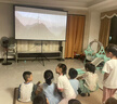 快朵小屋 100英寸16:9支架掛壁兩用幕布 白玻纖4K高清可移動免打孔投影儀幕布家用辦公極米堅果當貝小米 曬單實拍圖