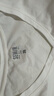 森馬（Semir）短袖t恤女涼感抗菌正肩修身上衣2025夏裝新款顯瘦V領(lǐng)白色打底衫 本白10102 2XL 曬單實(shí)拍圖