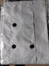 乾朗 廚師服工作服短袖男女夏季薄款透氣烘焙蛋糕店西餐廳酒店餐飲食堂后廚工衣炊事服刺繡定制logo 白色短袖單上衣XL 曬單實拍圖