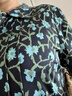 鹿王桑蠶絲女士針織連衣裙時(shí)尚碎花裙春夏新款親膚透氣絲滑軟糯不悶熱 蘭底花 L 170/L 曬單實(shí)拍圖
